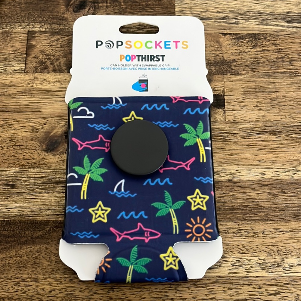 Popsocket - Popthirst Slim Can Holder (NEON TROPICAL)